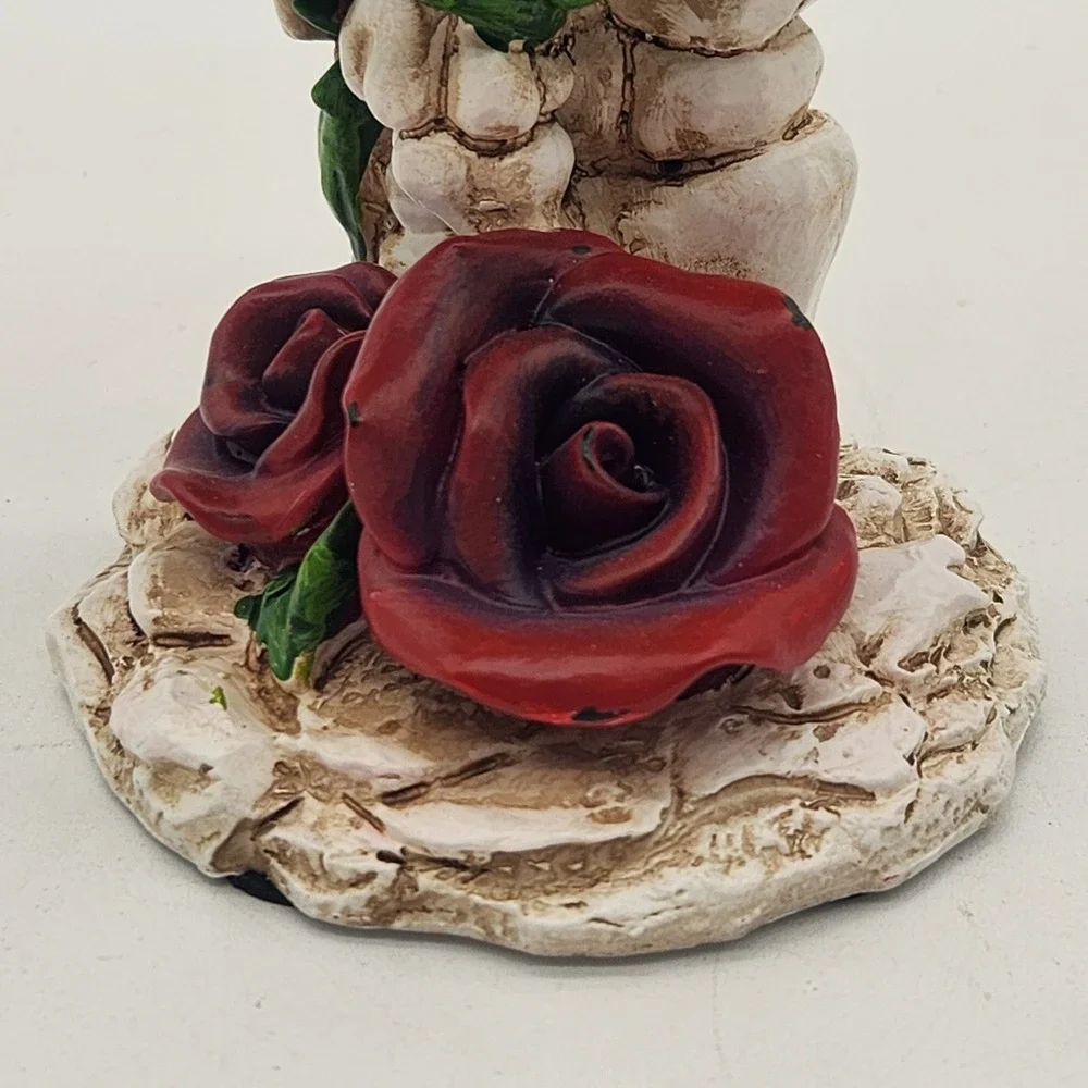 Yankee Candle PHANTASMAGORIA Skeleton Martini Tea Light Holder Gothic Halloween
